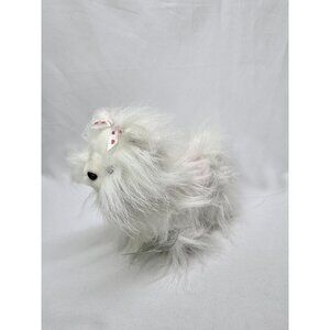 GANZ Webkinz Fuzzy White Yorkie Plush- No code- READ INFO